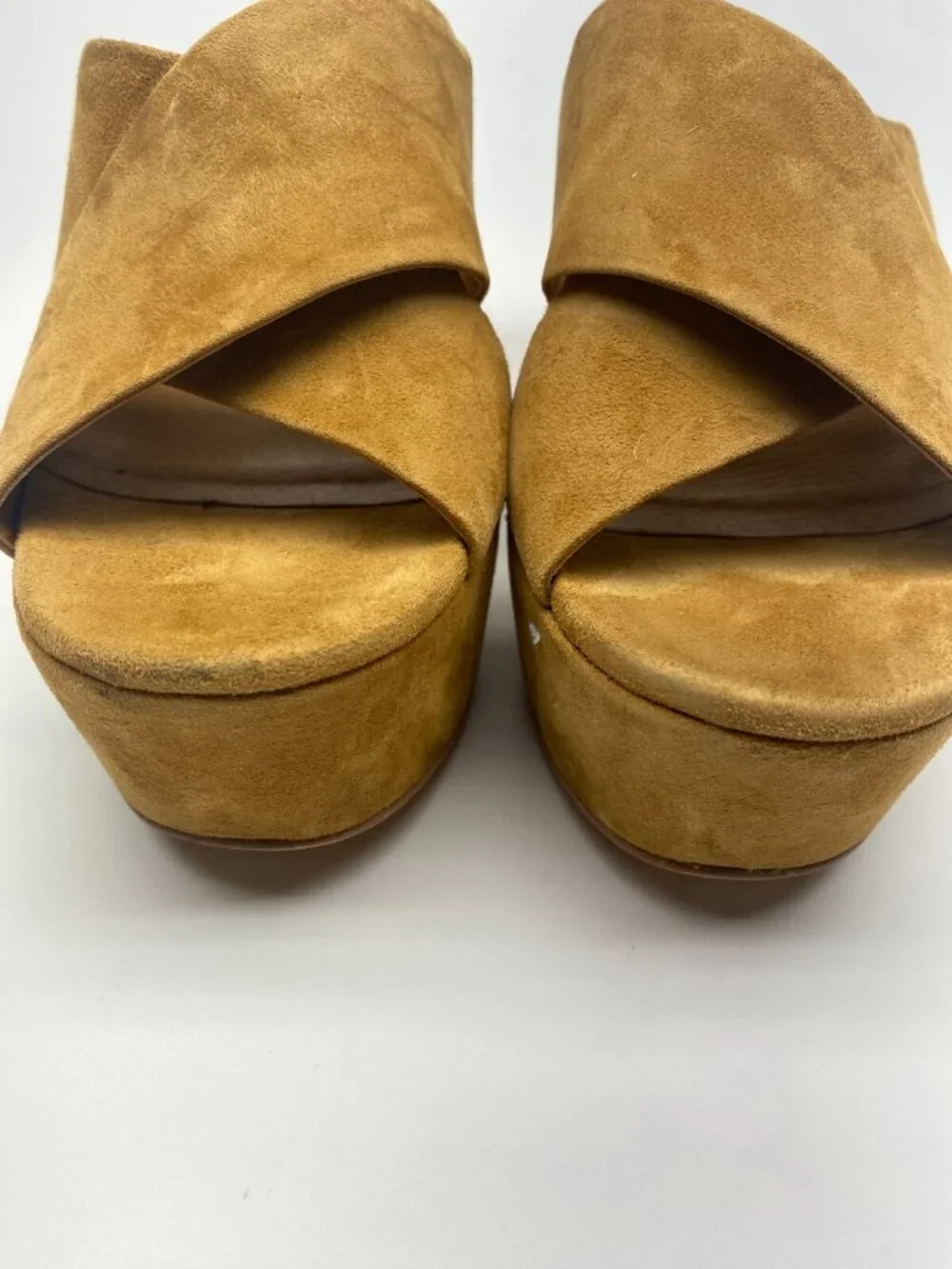 Jeffrey Campbell Womens Coerce Tan Platform Sandal Sz 8.5